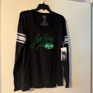 Brand New Forty Seven Ladies New York Jets Long Sleeve Shirt X-Large